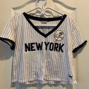 NY Yankees crop top